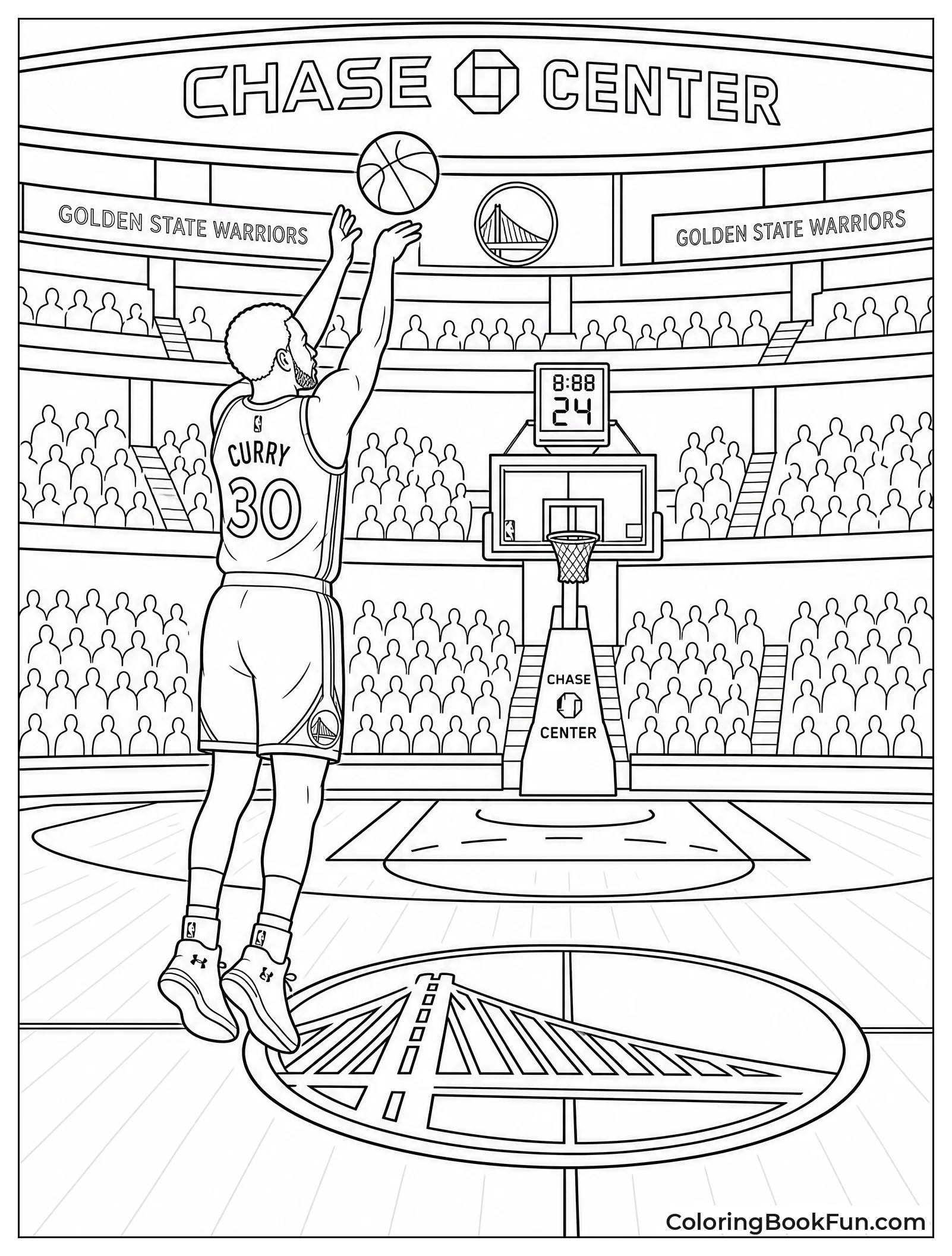 Steph Shooting at Chase Center