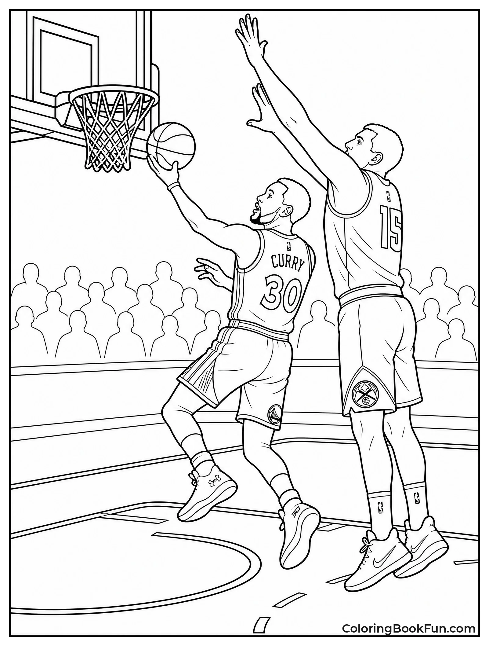 Steph Shooting a High Floater