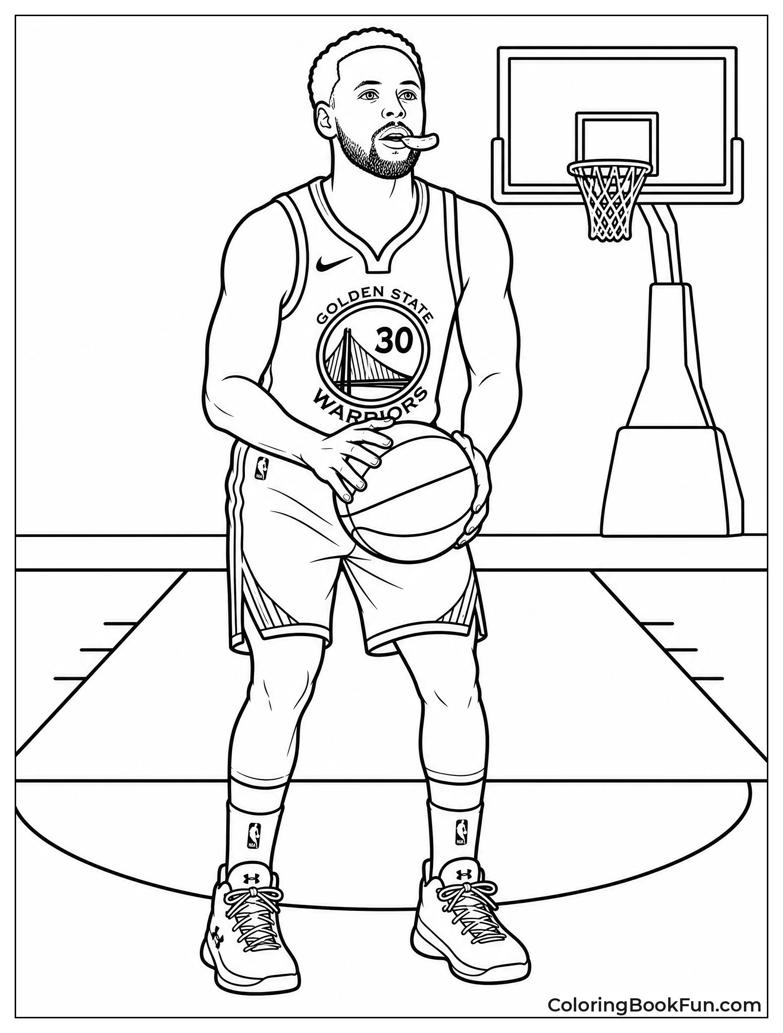 Steph at the Free Throw Line