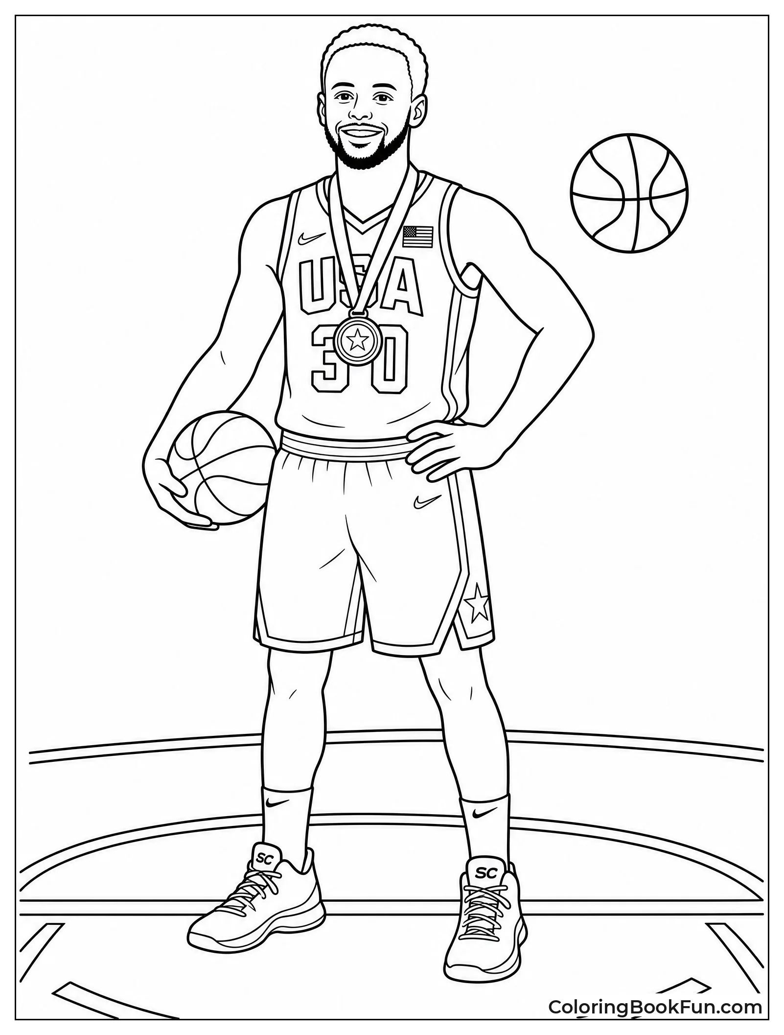 Steph with His Olympic Gold Medal