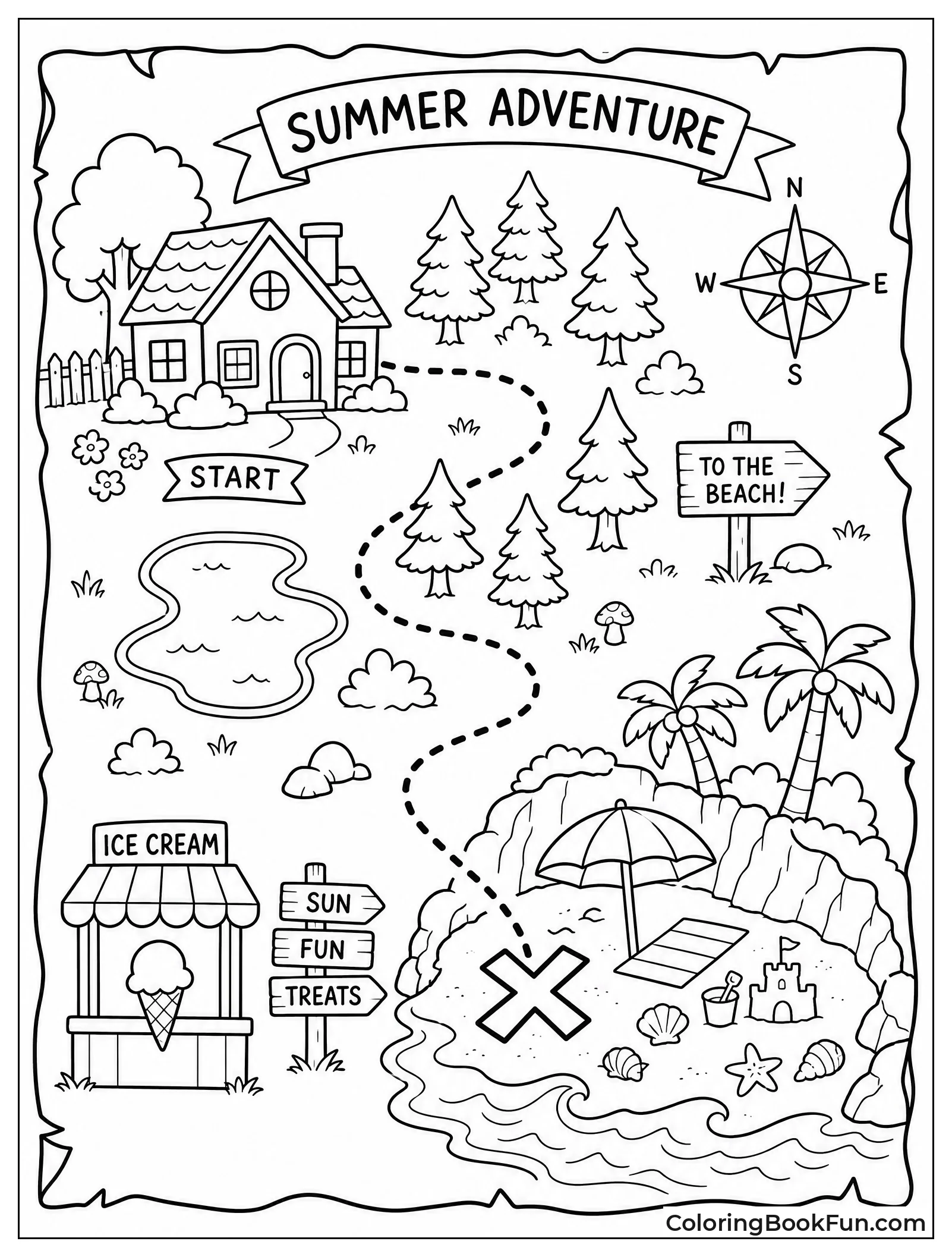 Summer Adventure Map