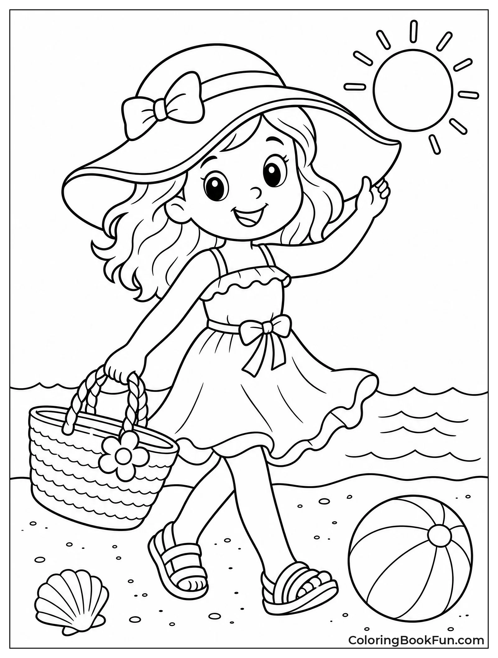 Girl in Summer Dress