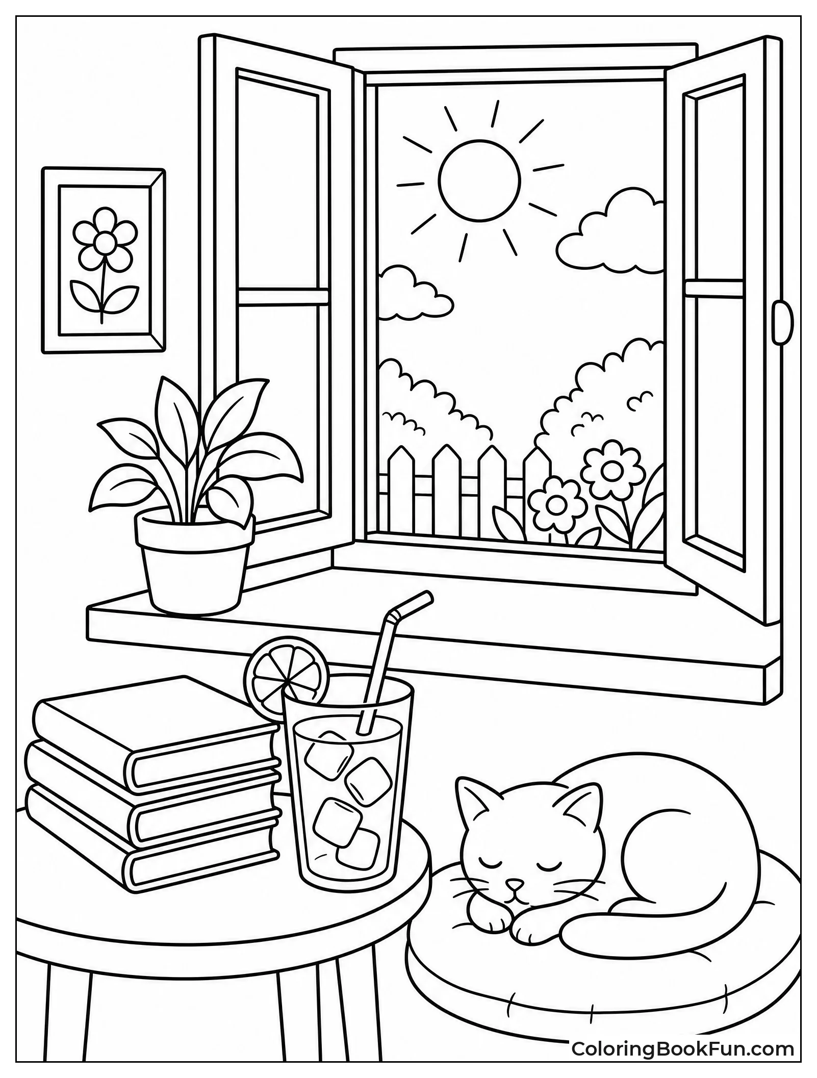 Cozy Summer Reading Nook