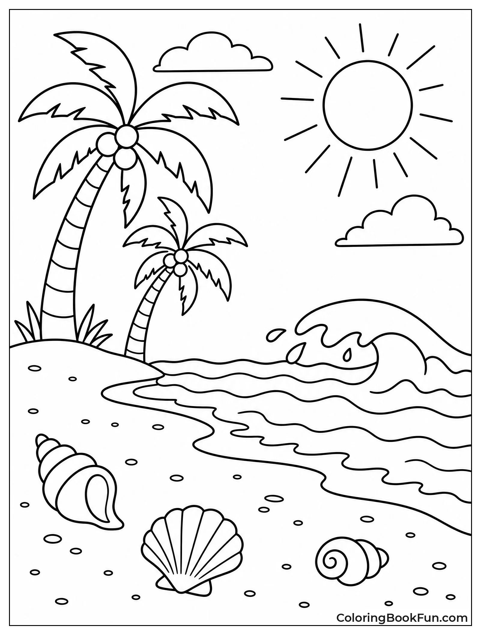 Sunny Day at Beach