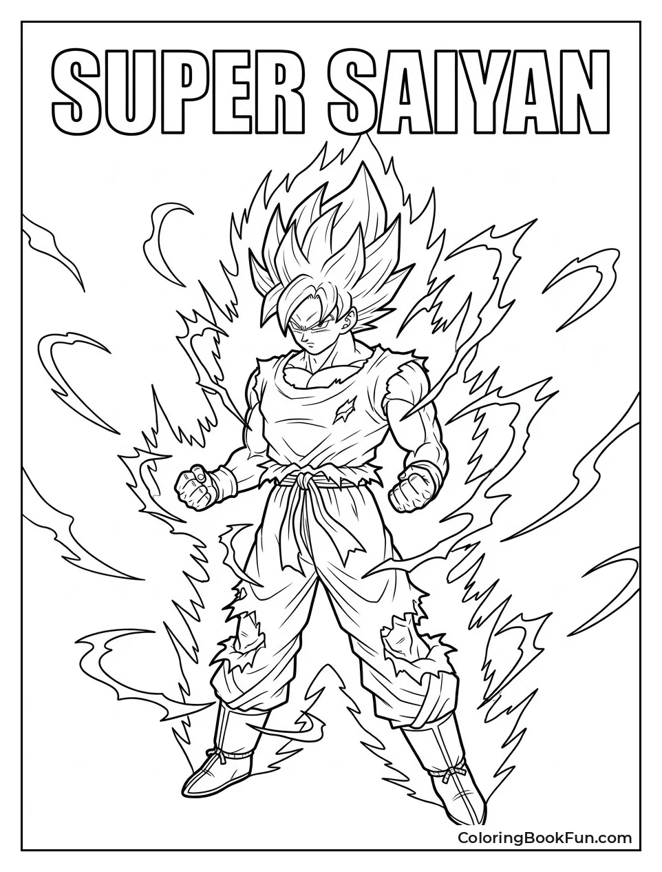 Goku Transforms Hair To Golden