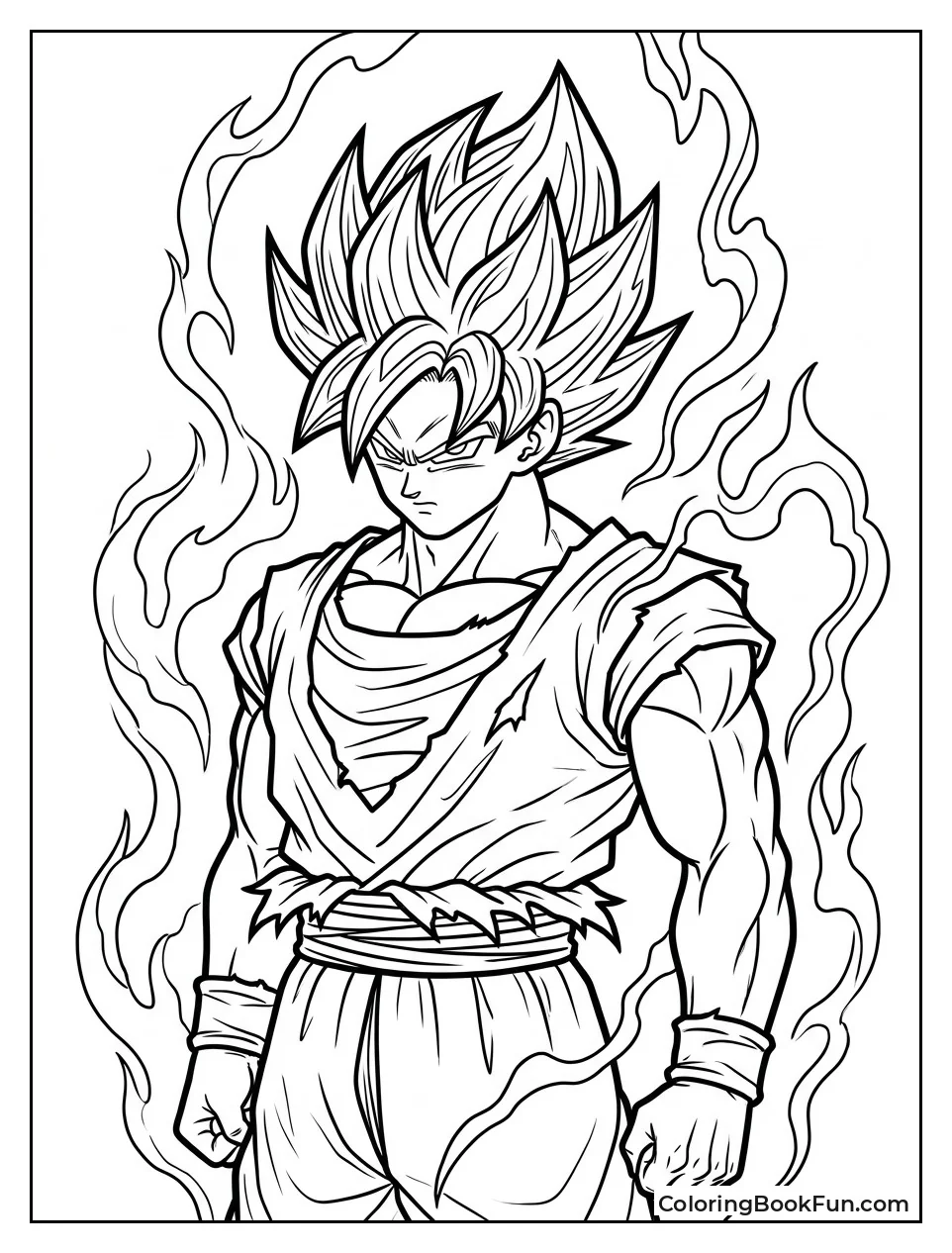 Goku In Super Saiyan Blue Form