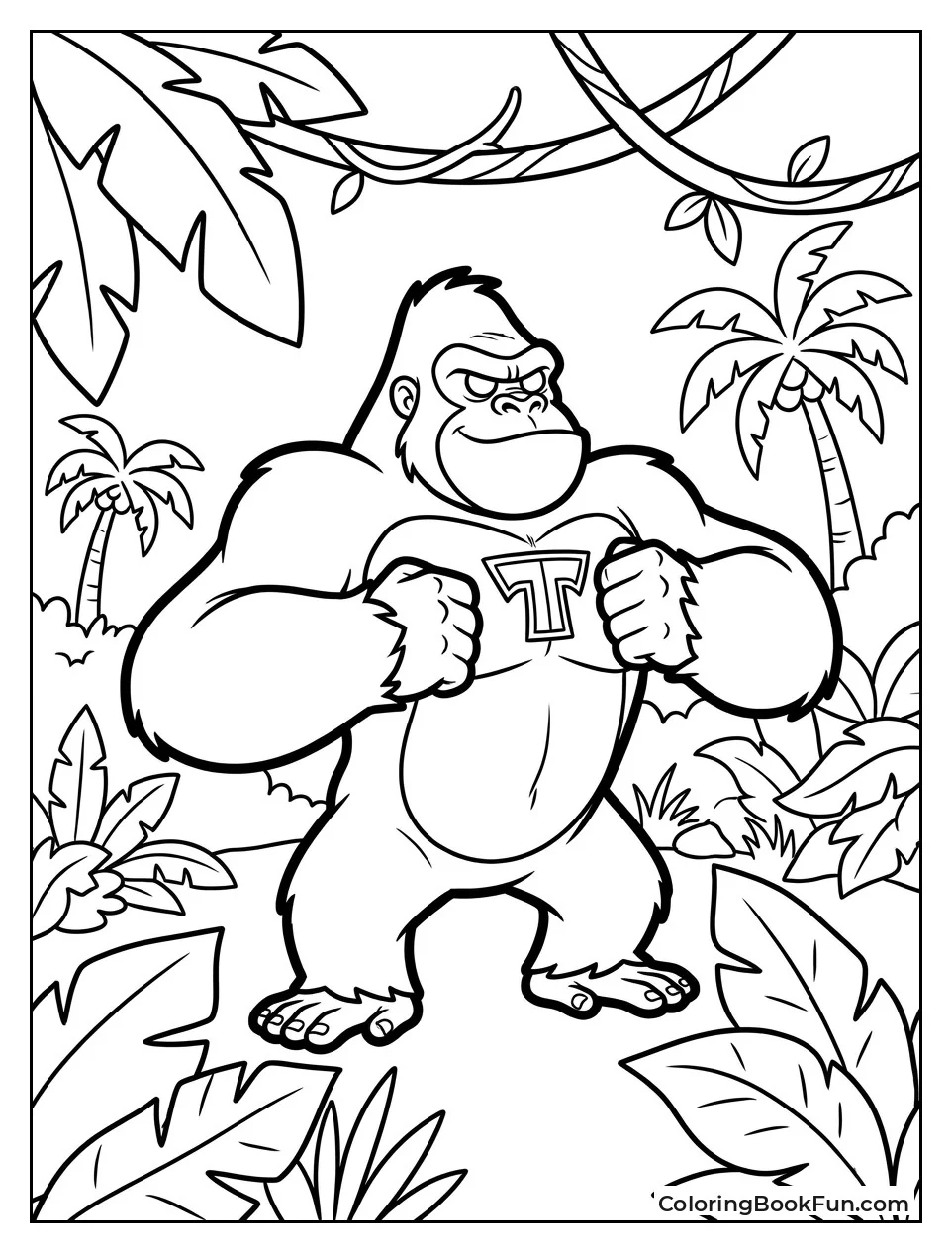 Beast Boy Smashes as Gorilla