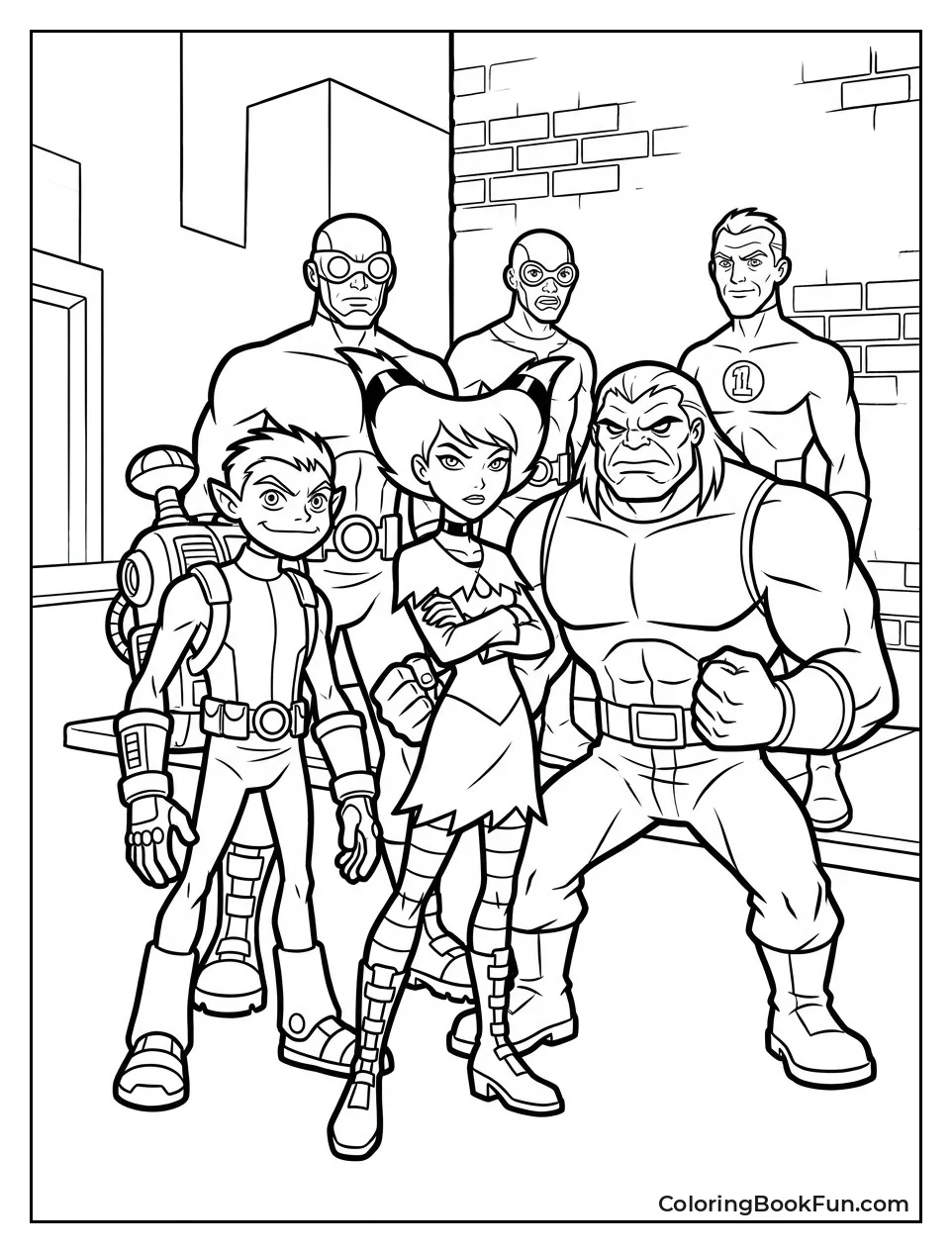 Hive Five Team Poses Together