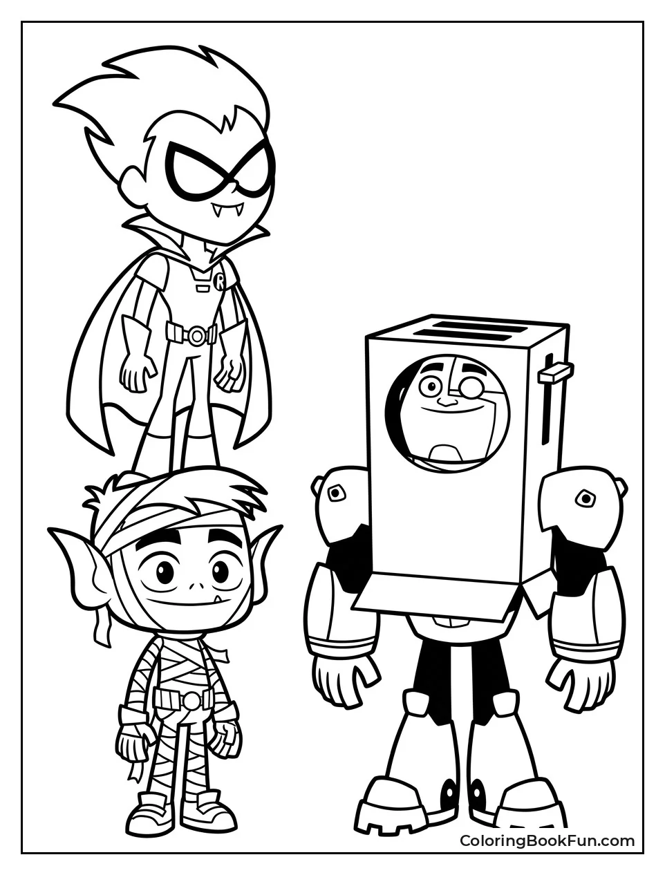Titans Wear Fun Halloween Costumes