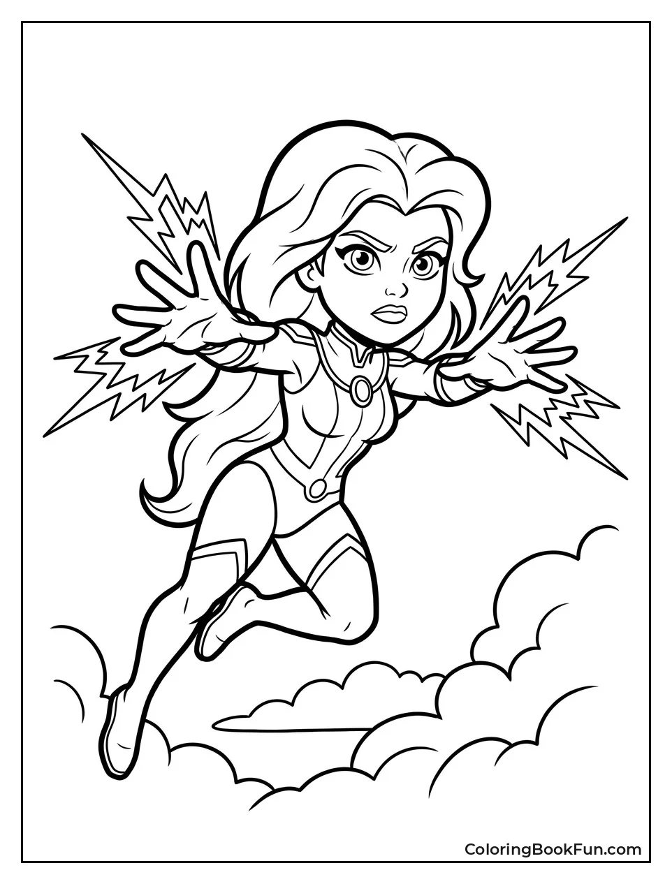 Starfire Fires Bright Green Bolts