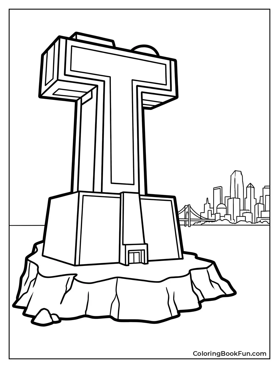Titans Tower Stands on Island