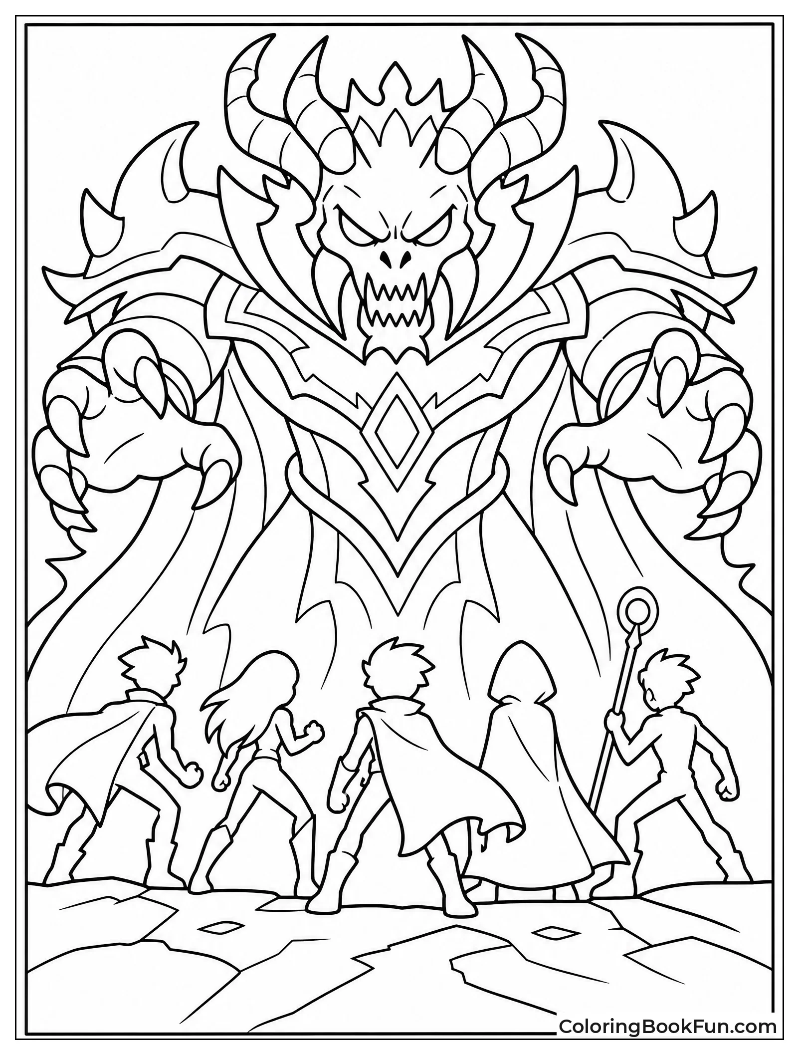 Giant Trigon Looms over Titans