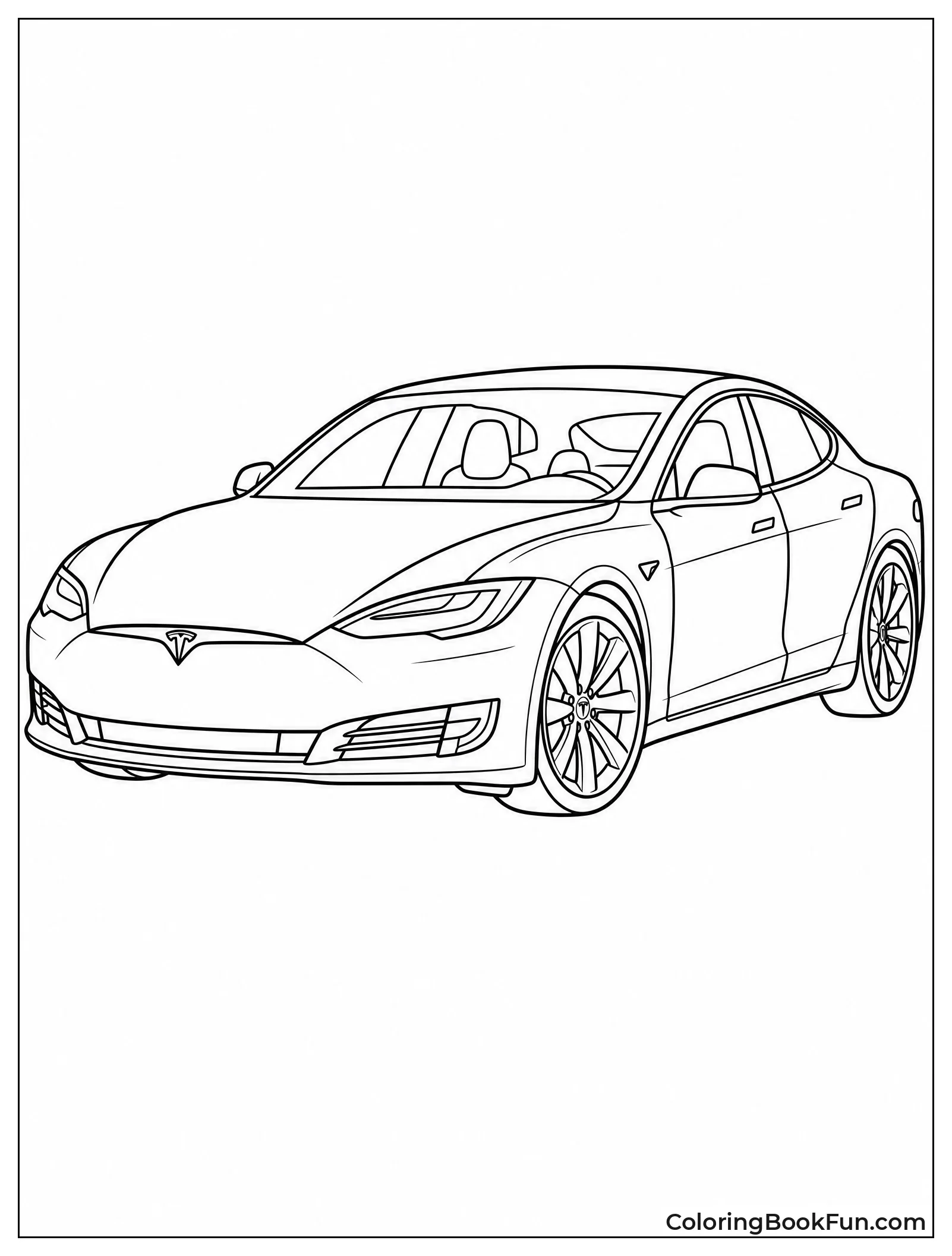 Sleek Model S Shows Smooth Curves