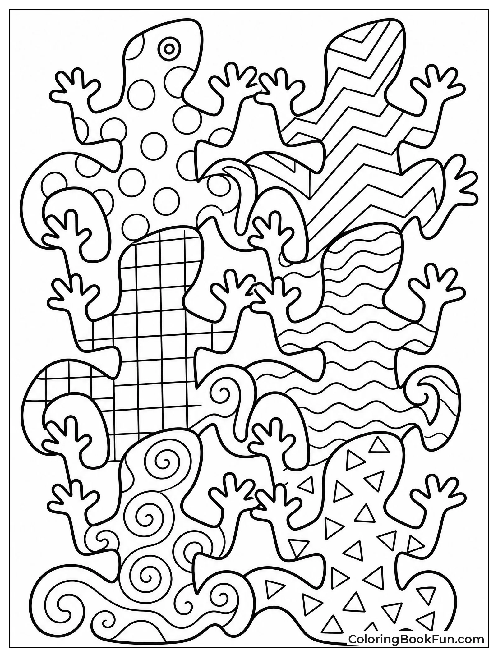 Interlocking Shapes in Seamless Tessellation