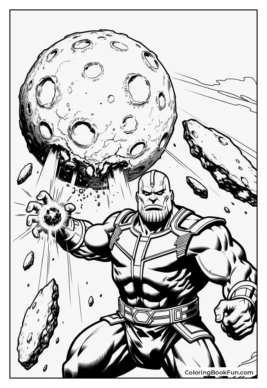 Battle on Titan with Moon
