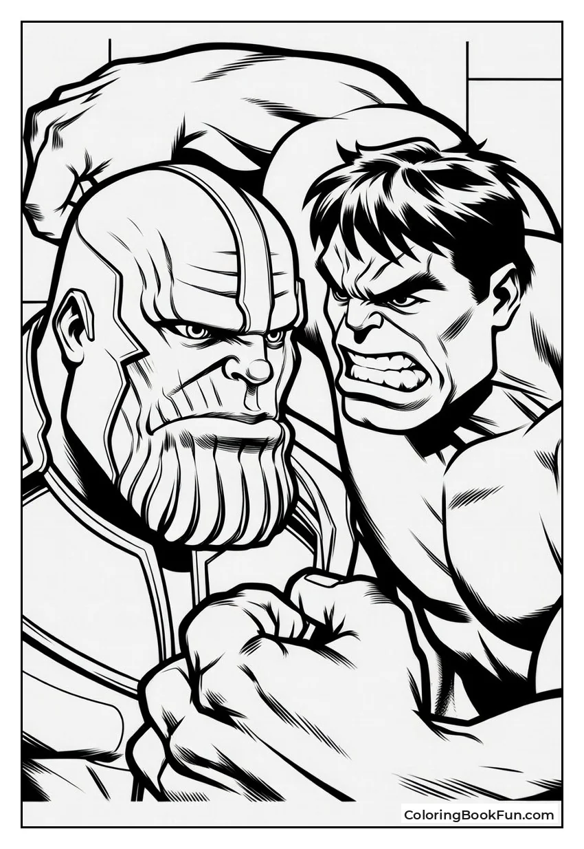 Epic Fight with Hulk