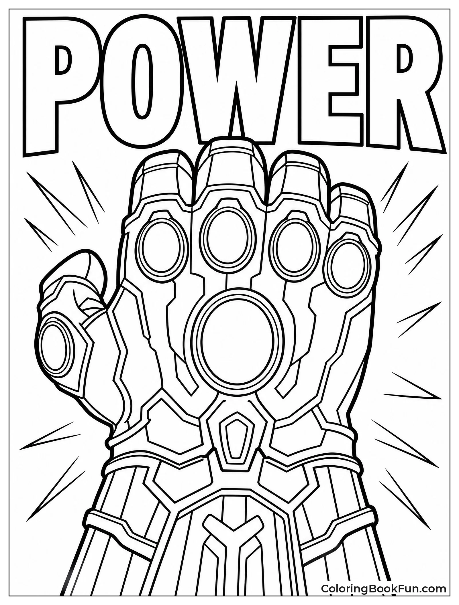 Infinity Gauntlet with Stones