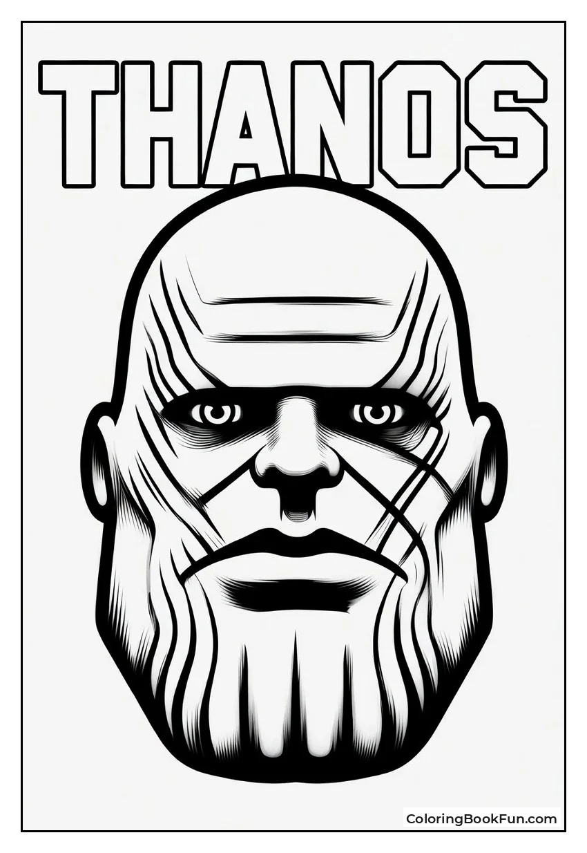 Stern Portrait of Thanos