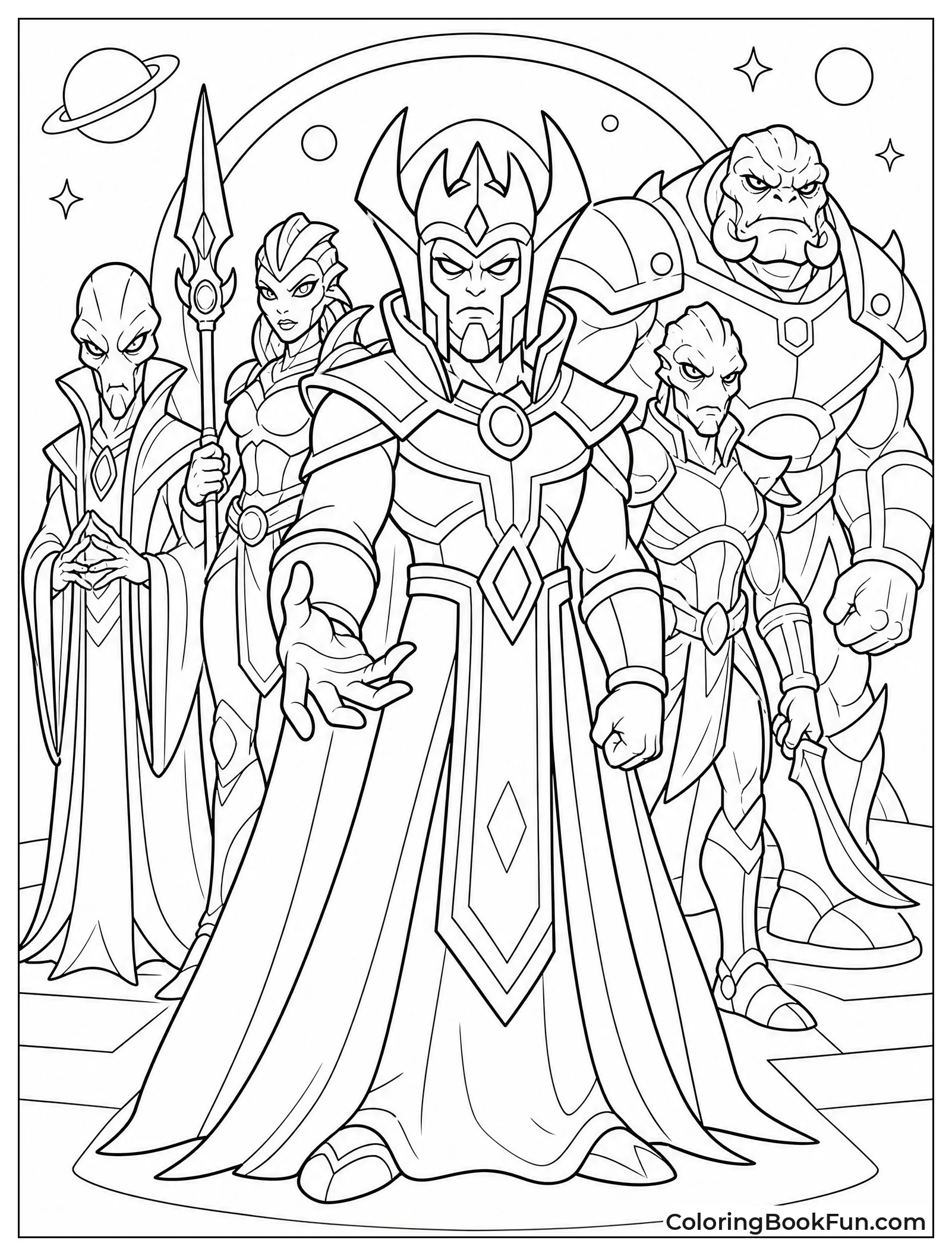Black Order Group Behind Thanos