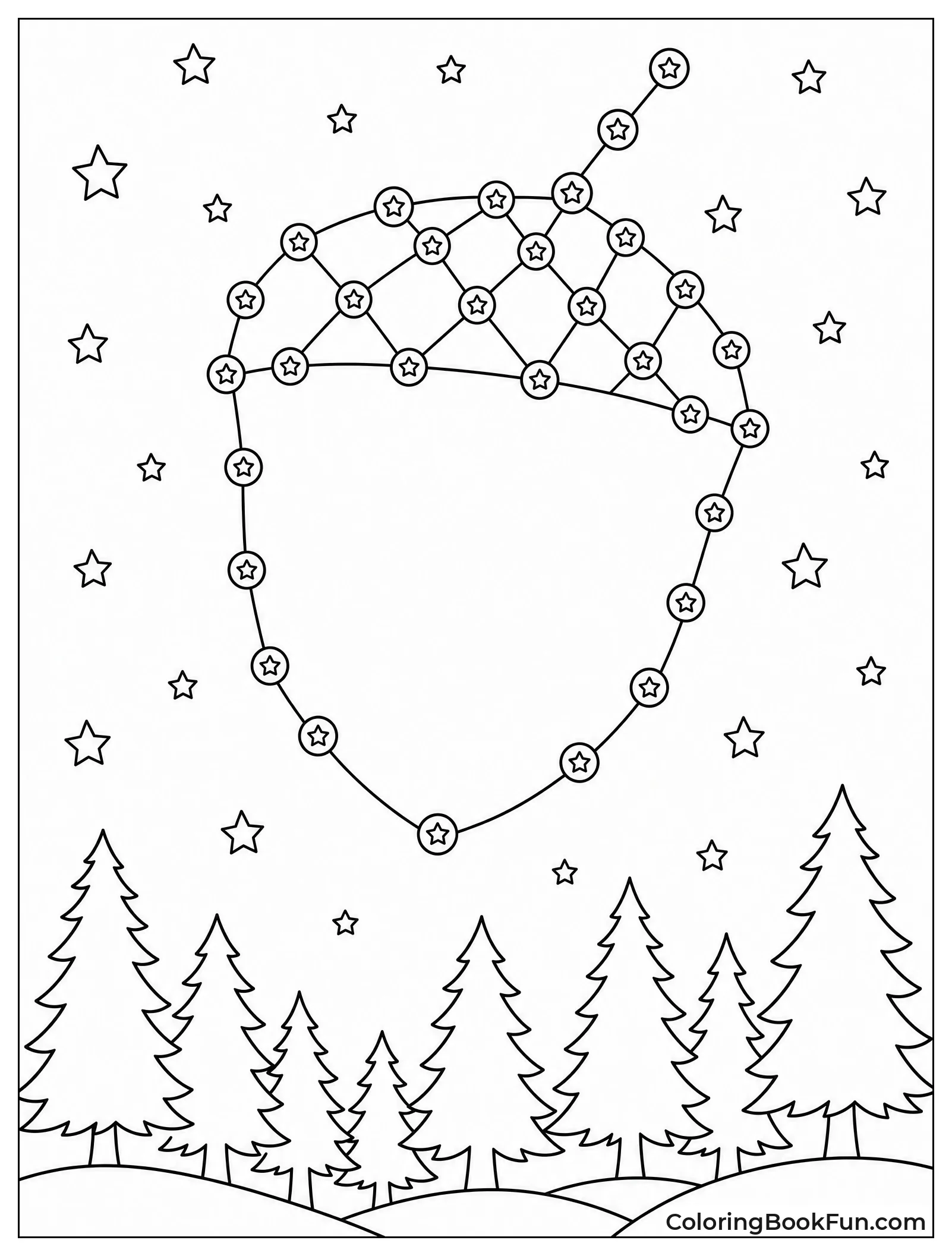 Stars Form Giant Acorn Constellation