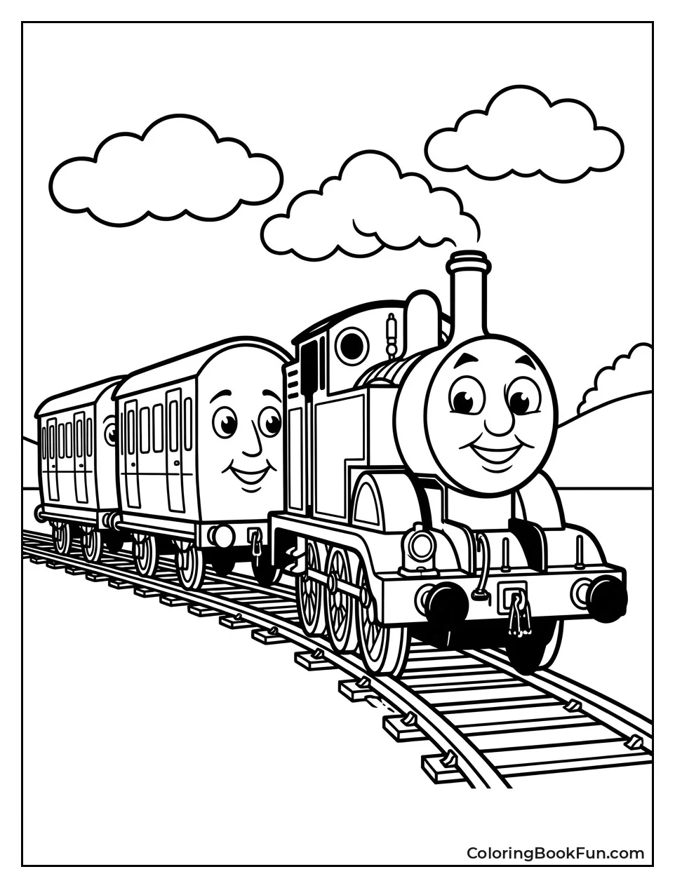 Annie and Clarabel Smiling