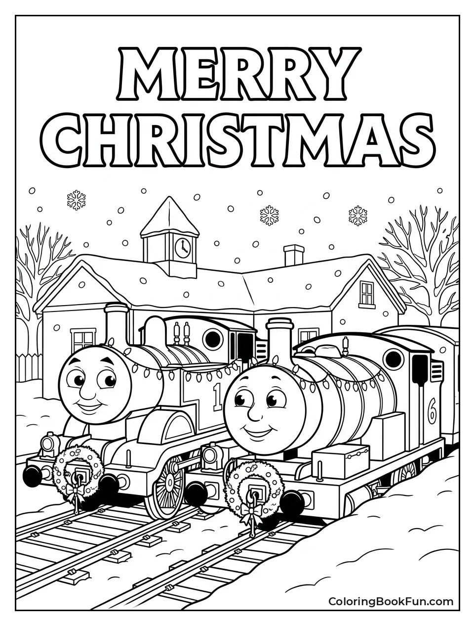 Christmas Lights at Station