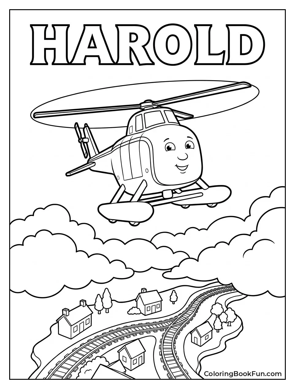 Harold Flying Over Sodor