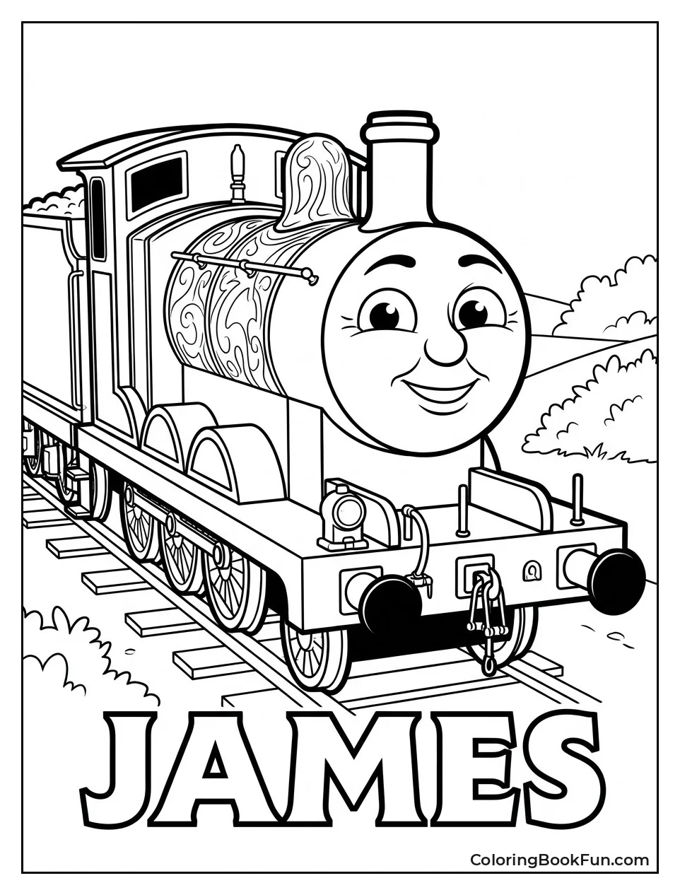 Proud James the Red Engine