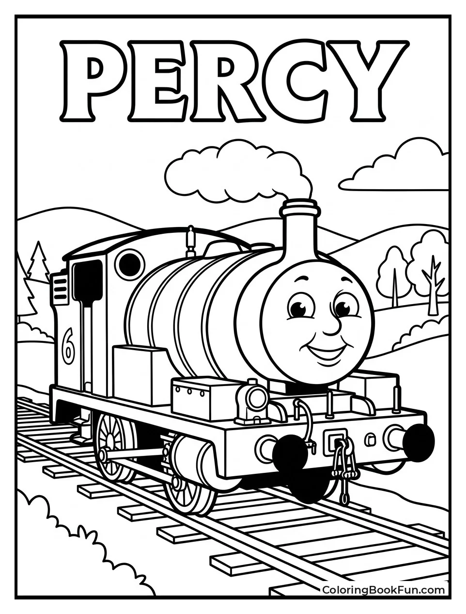 Happy Percy Chugging Along