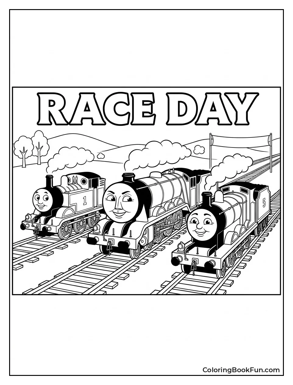Thomas Racing Gordon and James