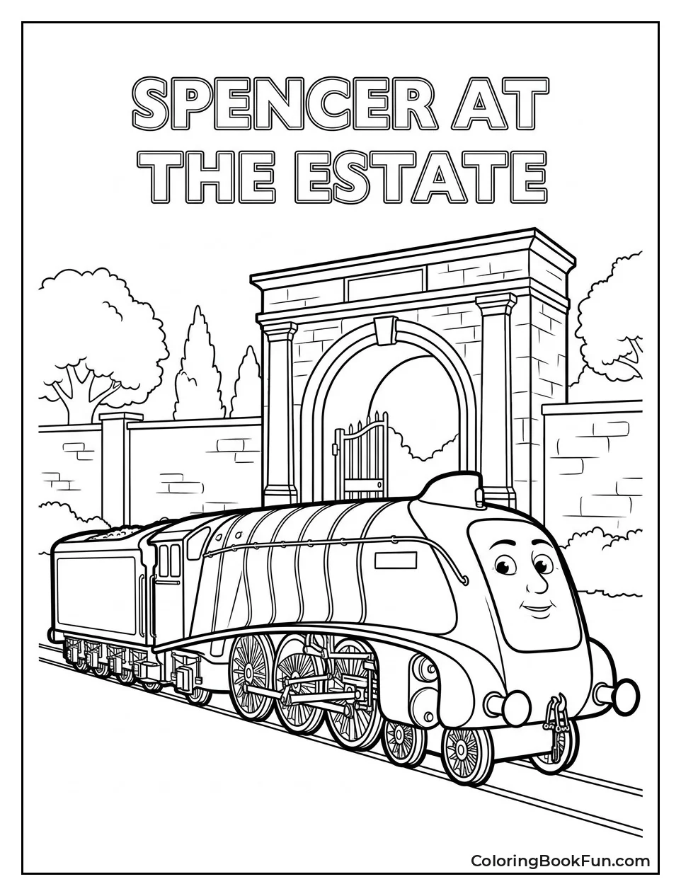 Sleek Spencer the Silver Engine
