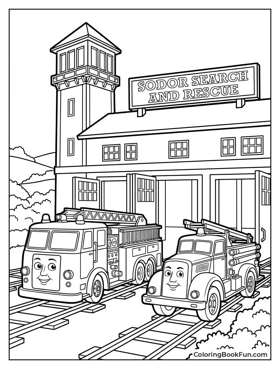 Sodor Rescue Center Engines