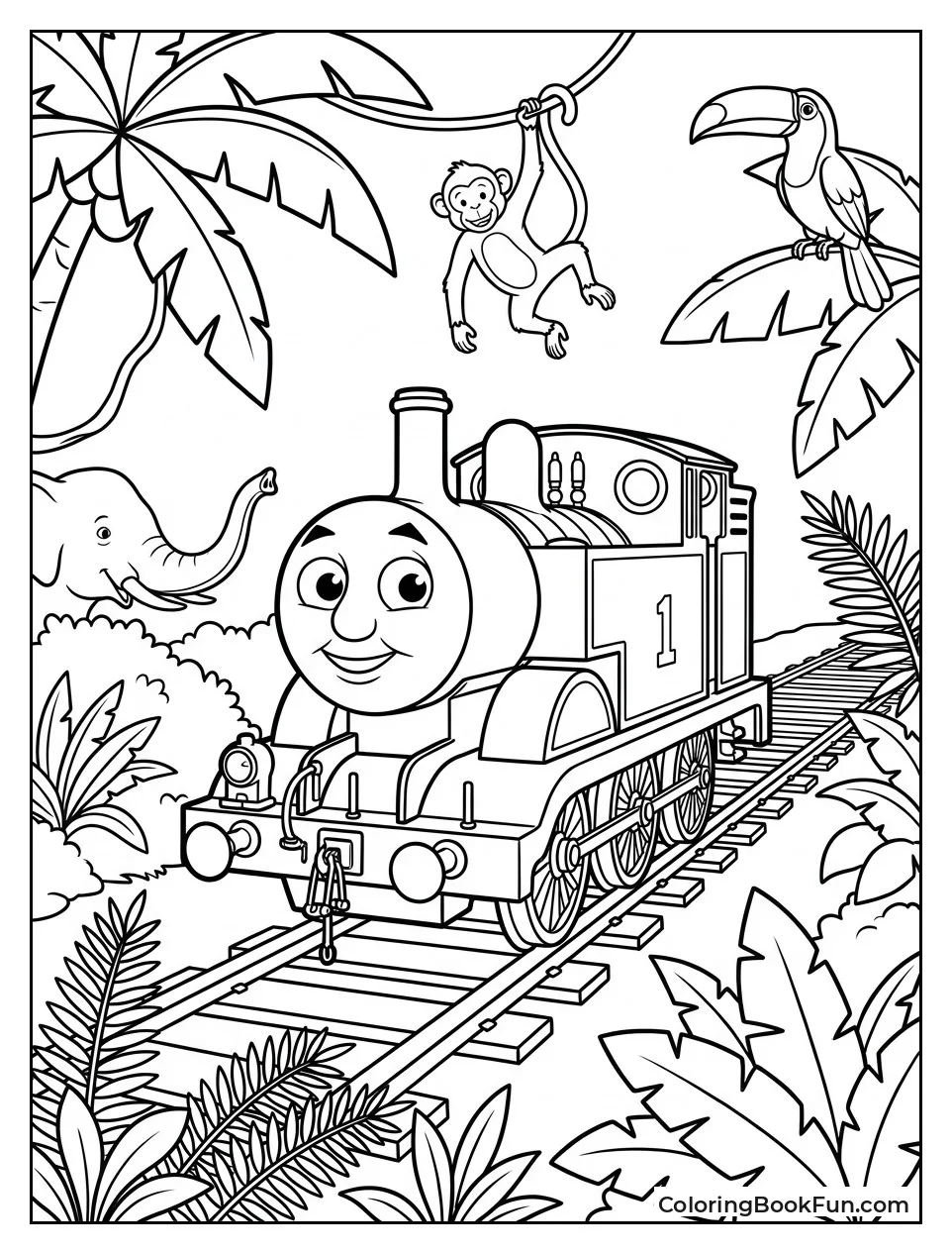 Thomas Exploring Lush Jungle