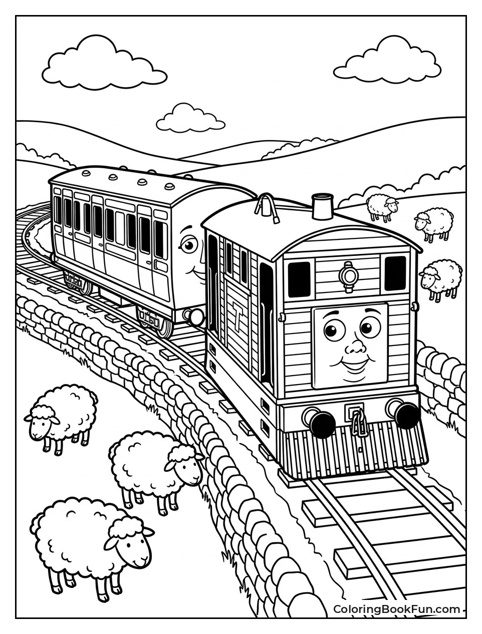 Toby and Henrietta on Farm Track