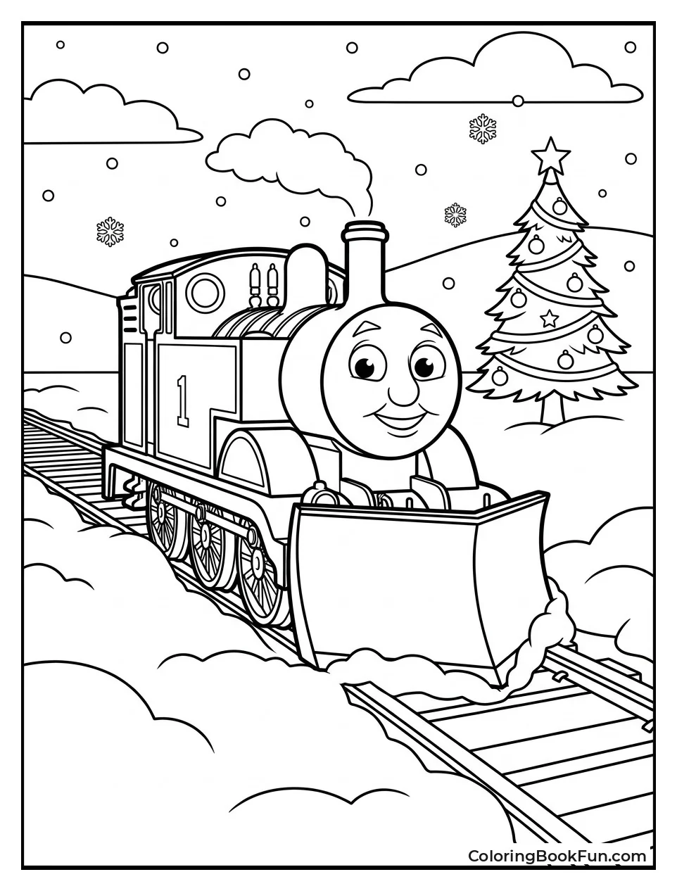 Thomas Clearing Snow in Winter