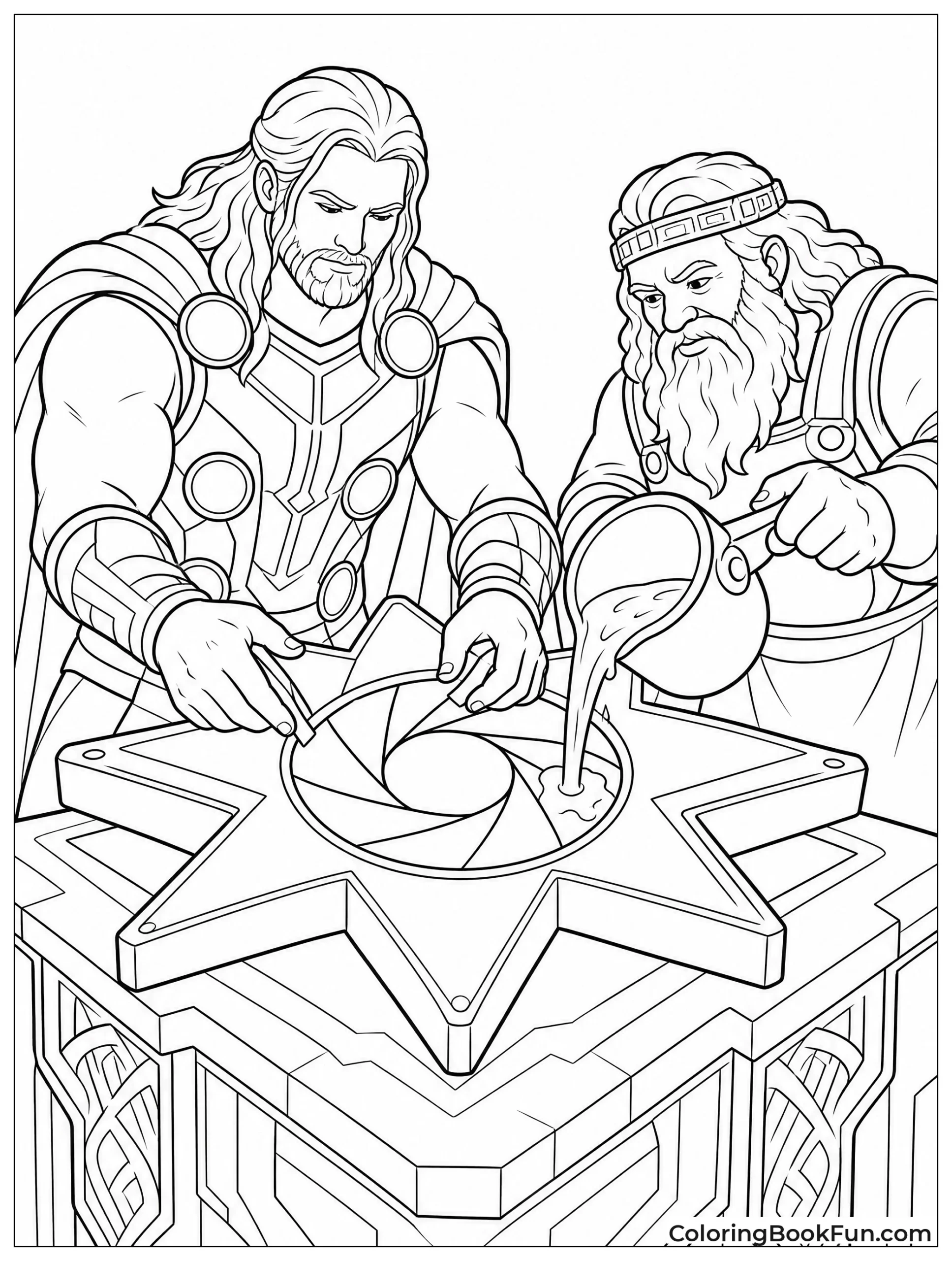 Thor Forging Stormbreaker in Star