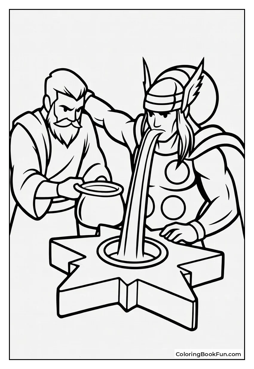 Thor Forging Stormbreaker in Star