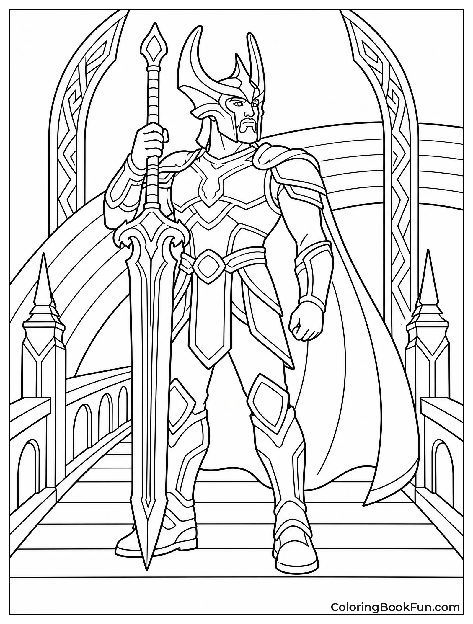 Heimdall Guarding the Bifrost Gate