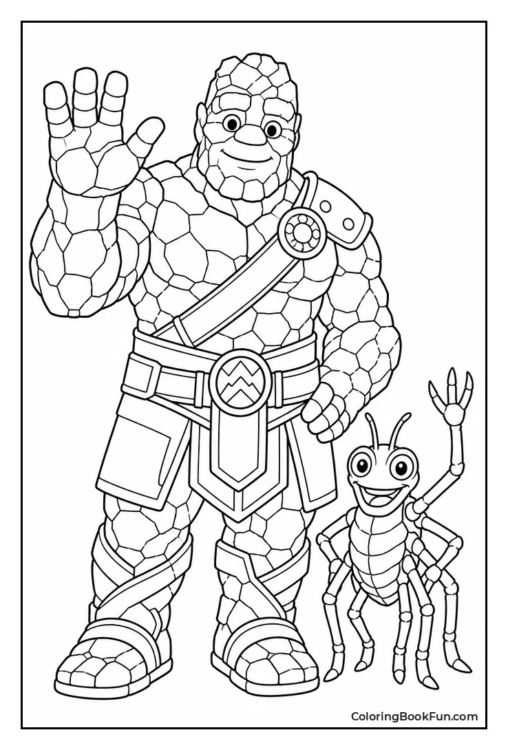Korg and Miek Waving Hello