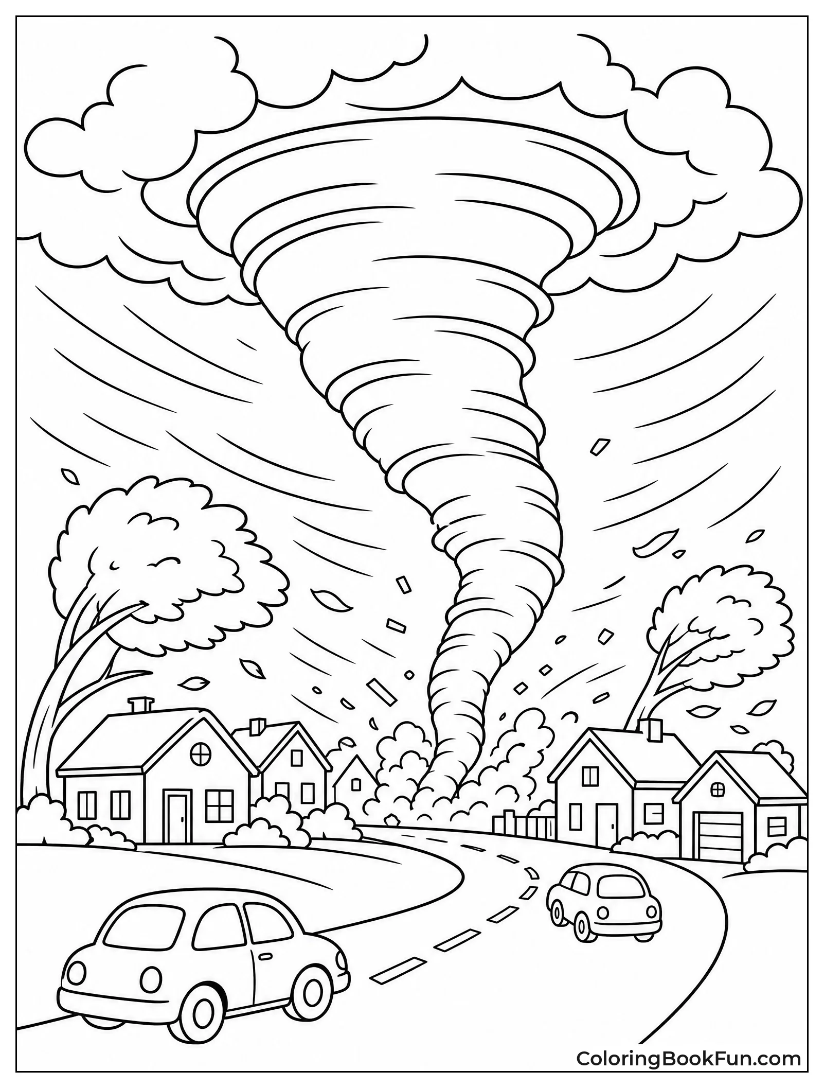Massive Tornado Heads Toward Town