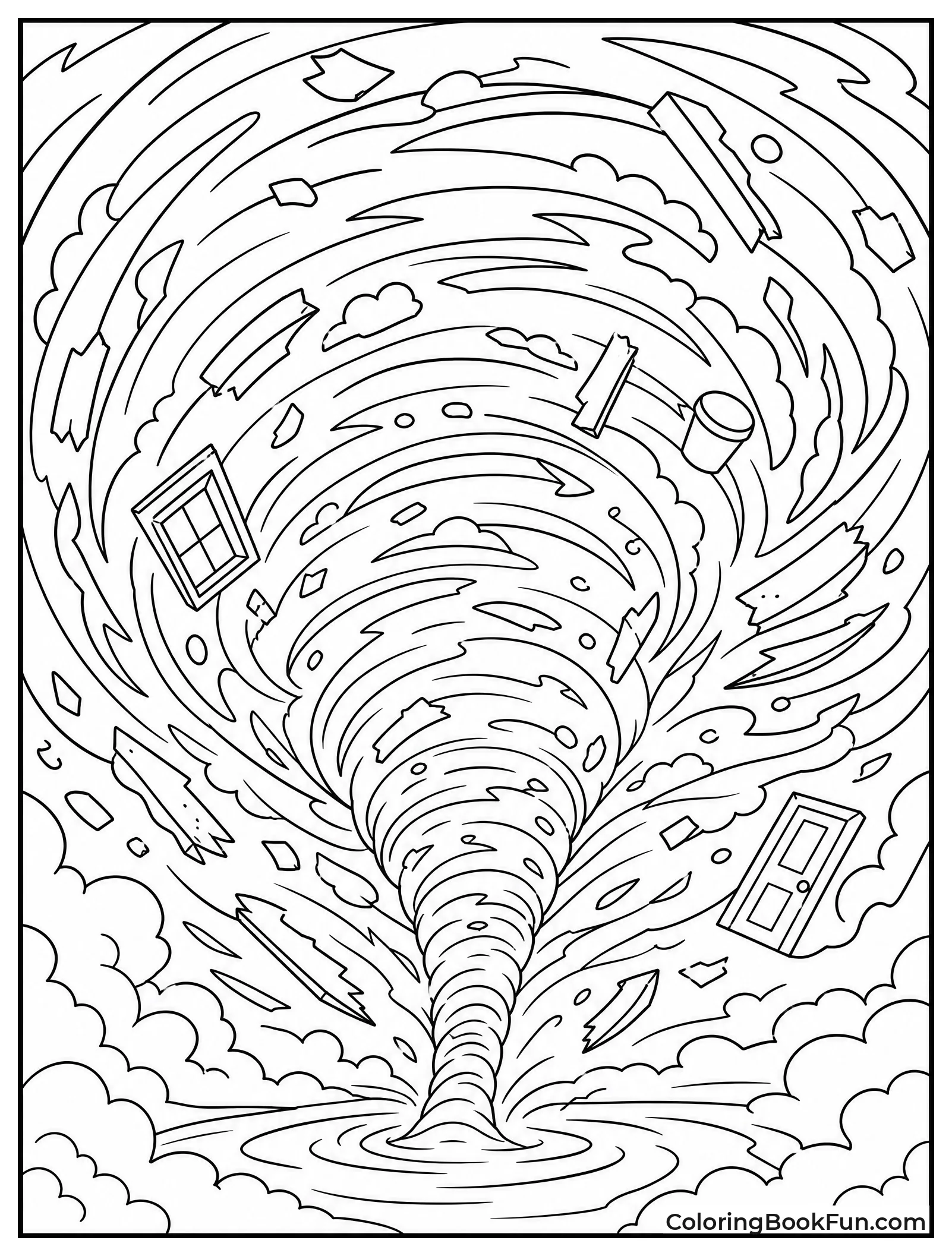 Intricate Textures Inside Tornado Walls