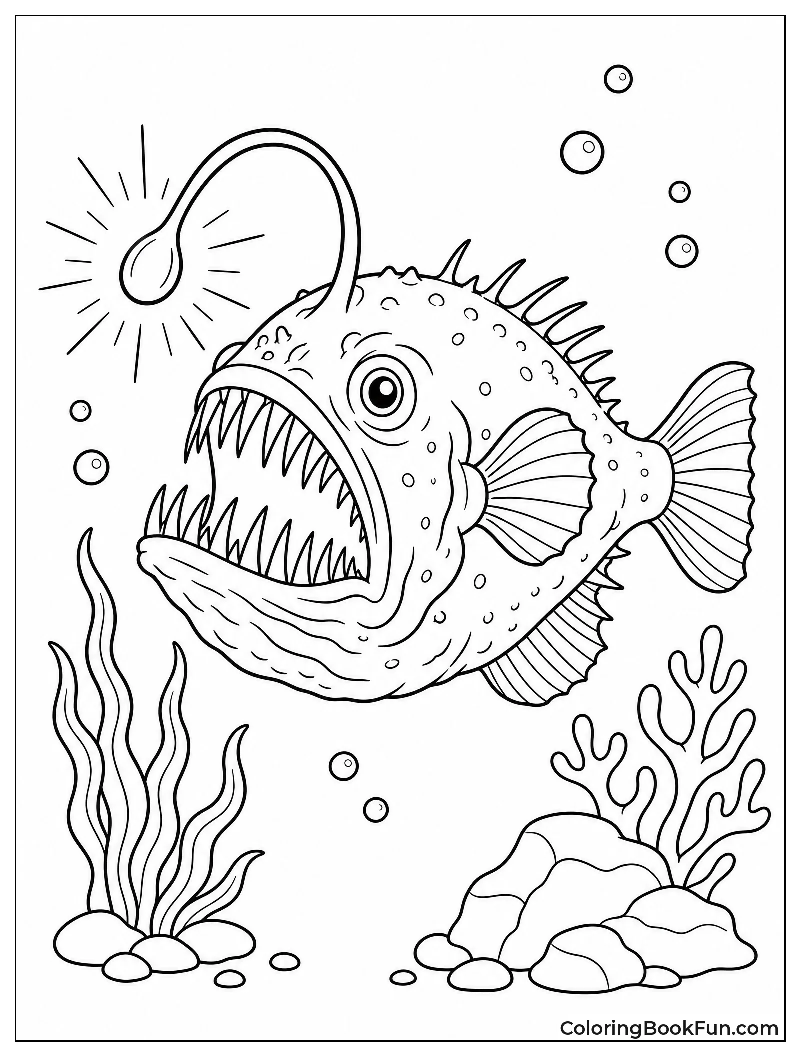 Anglerfish Glows in Dark