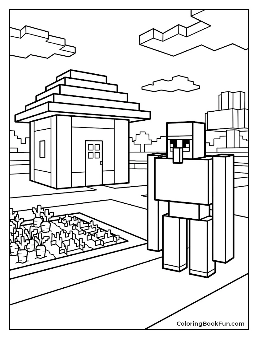 Village with Iron Golem Guard