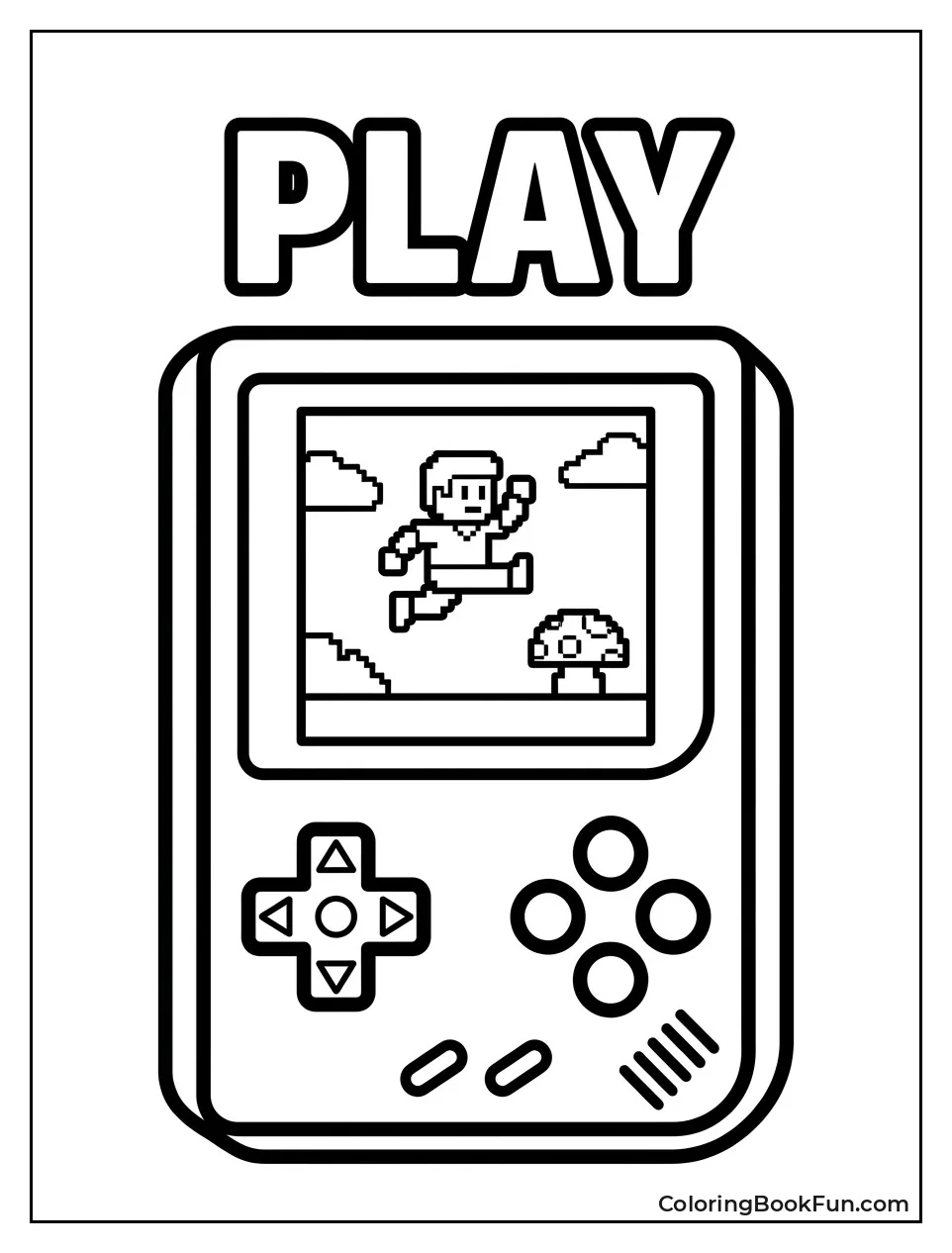 Retro Handheld Game Device