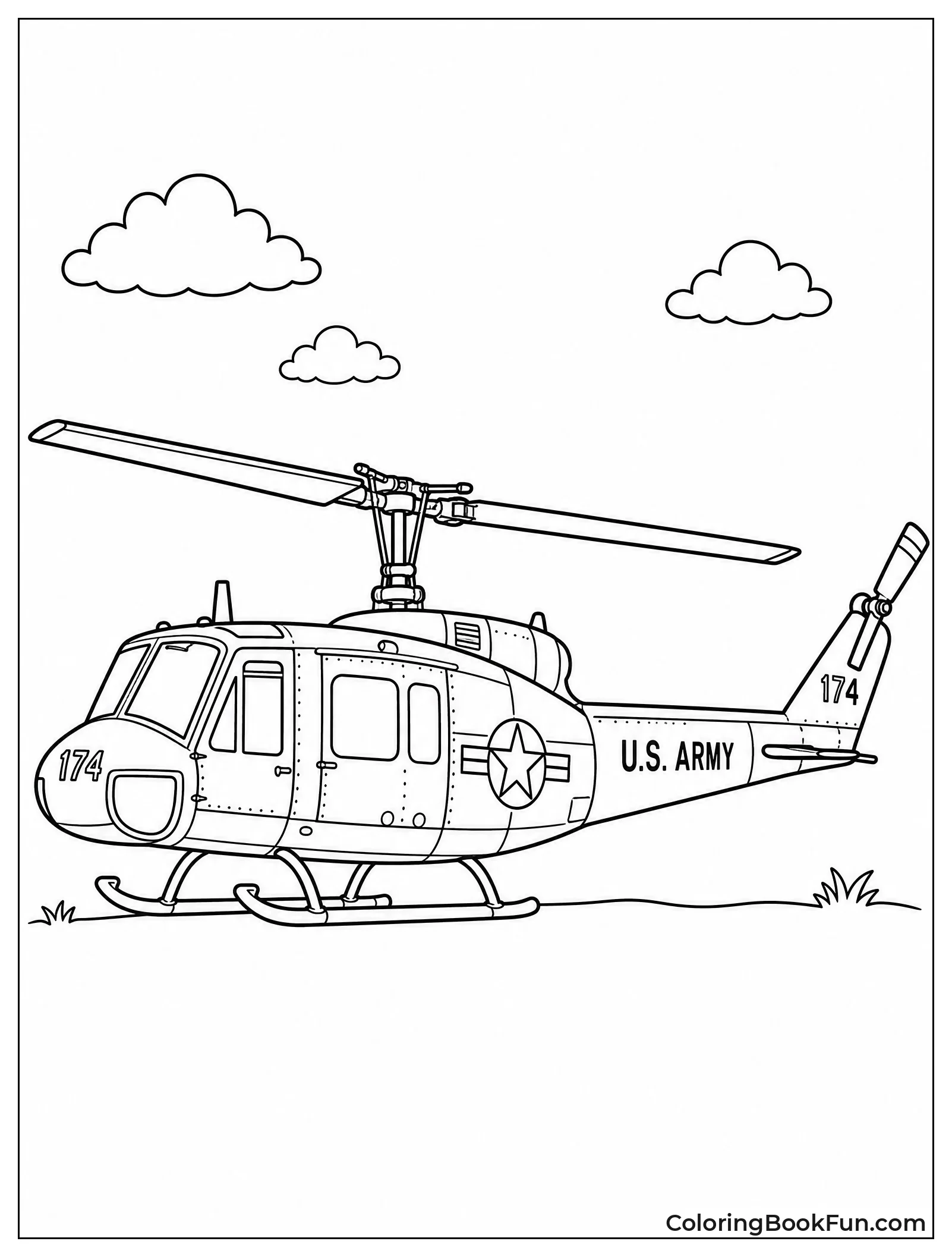 Vintage Huey with Classic Markings