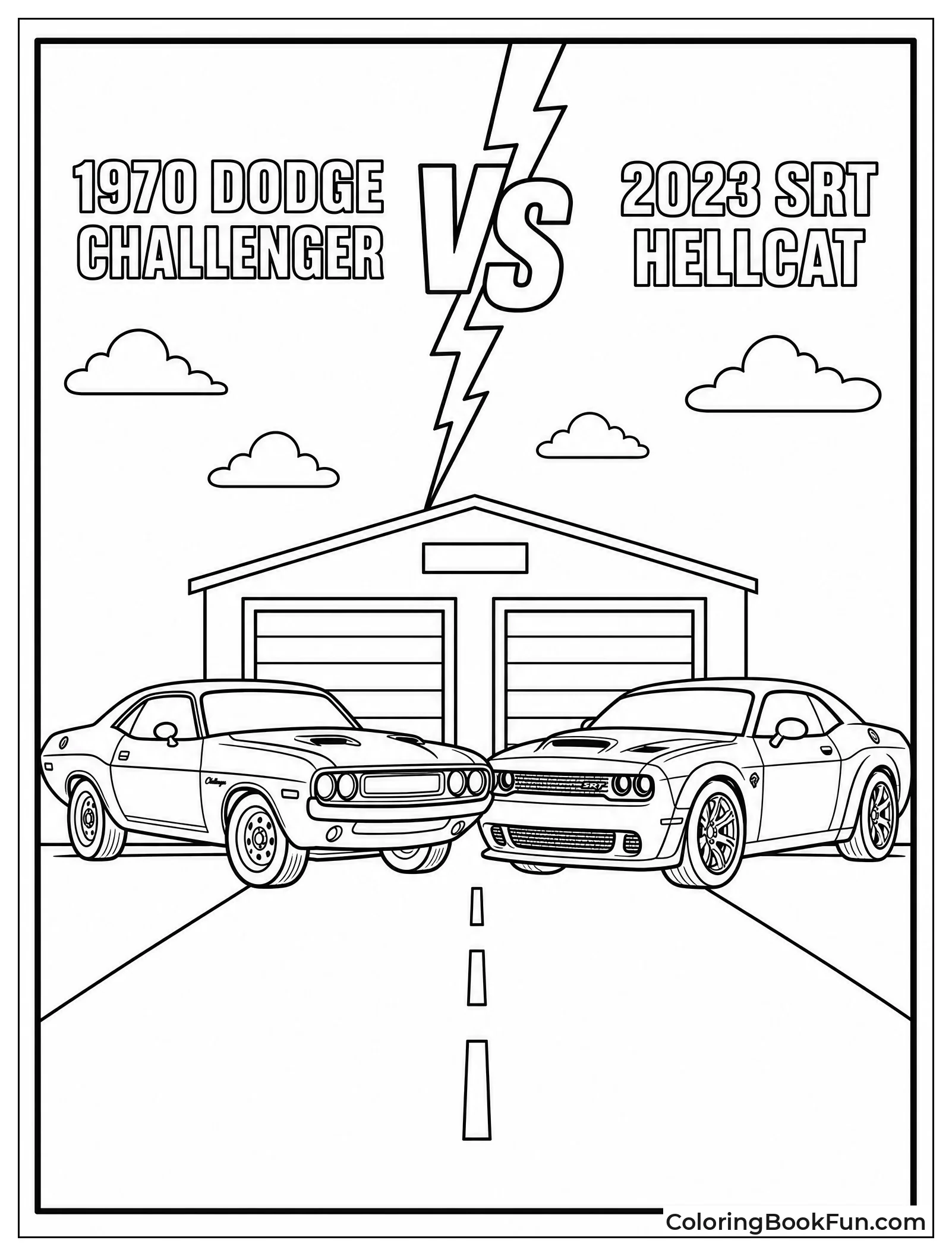 Old Challenger and New Hellcat