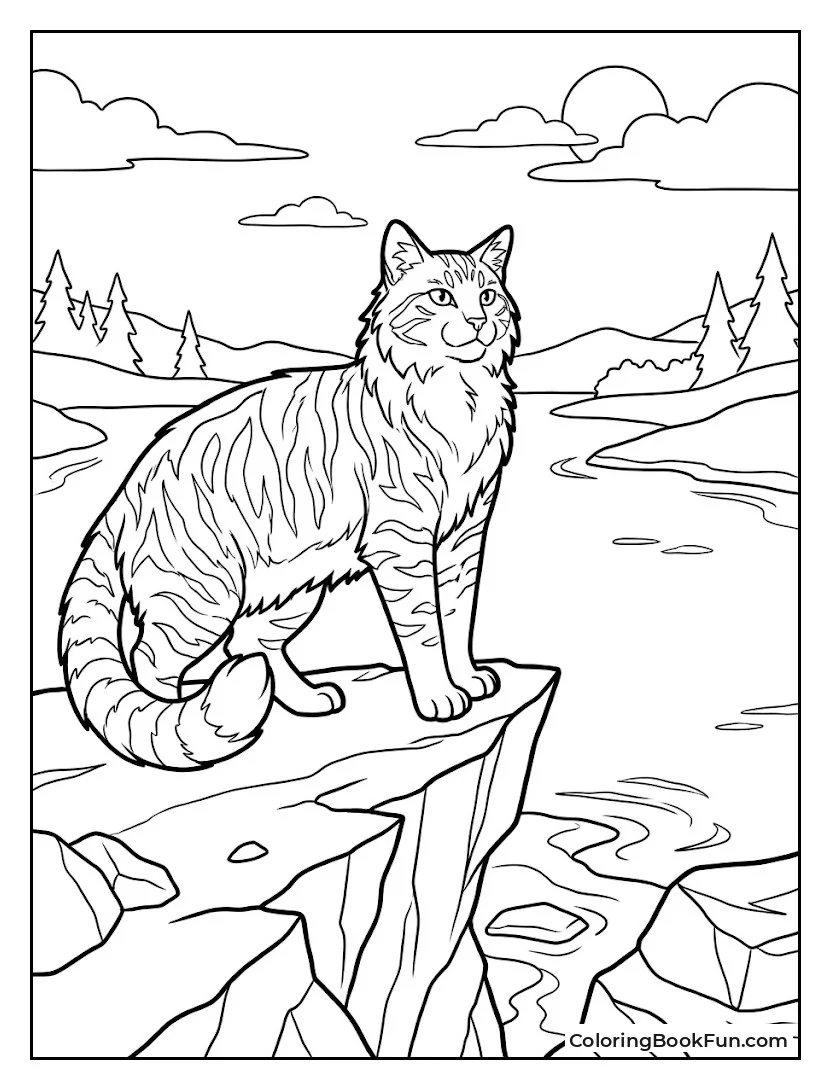 Bramblestar Standing on Ledge