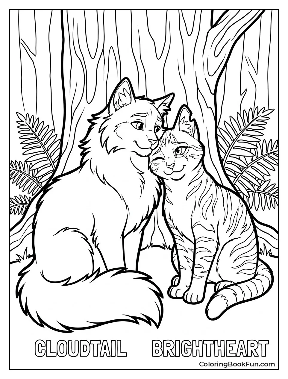 Cloudtail Looking at Brightheart
