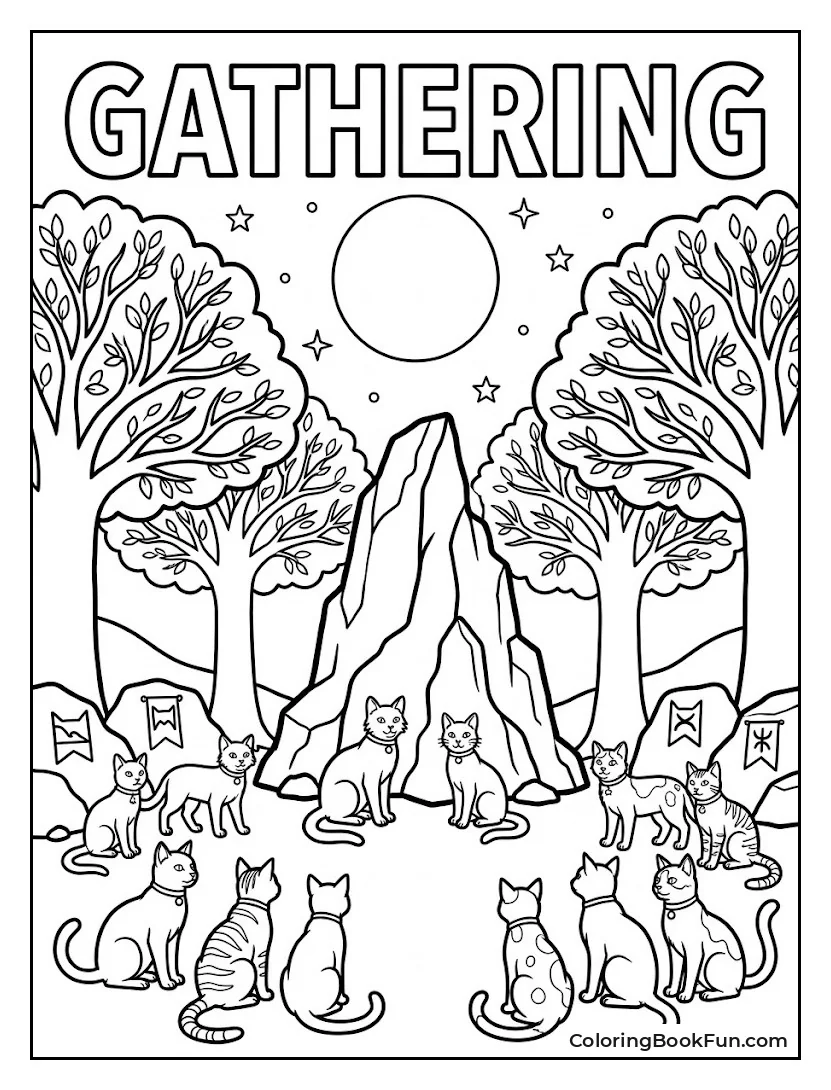 Cats Gathering at Fourtrees