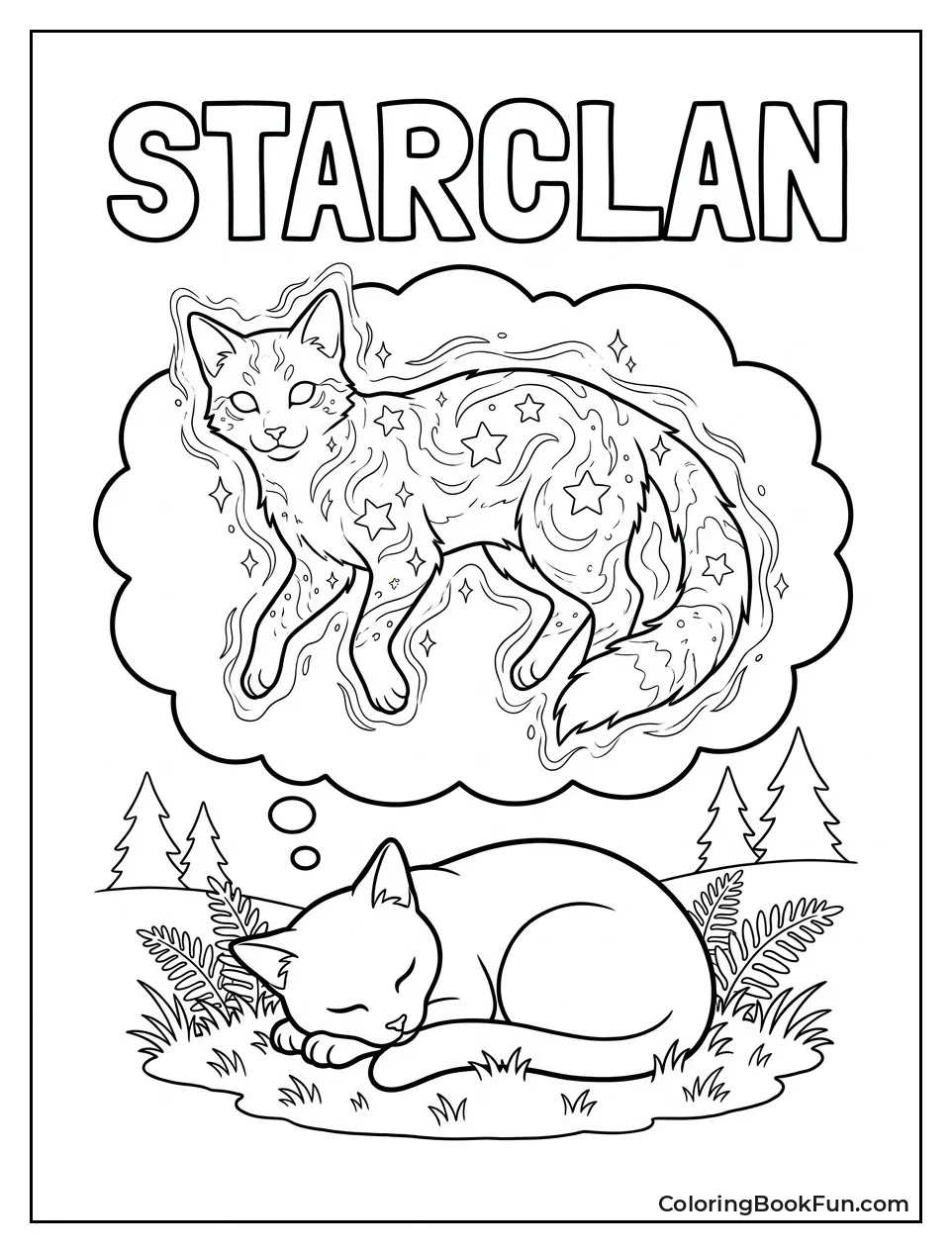 Glowing Starclan Cat Appearing